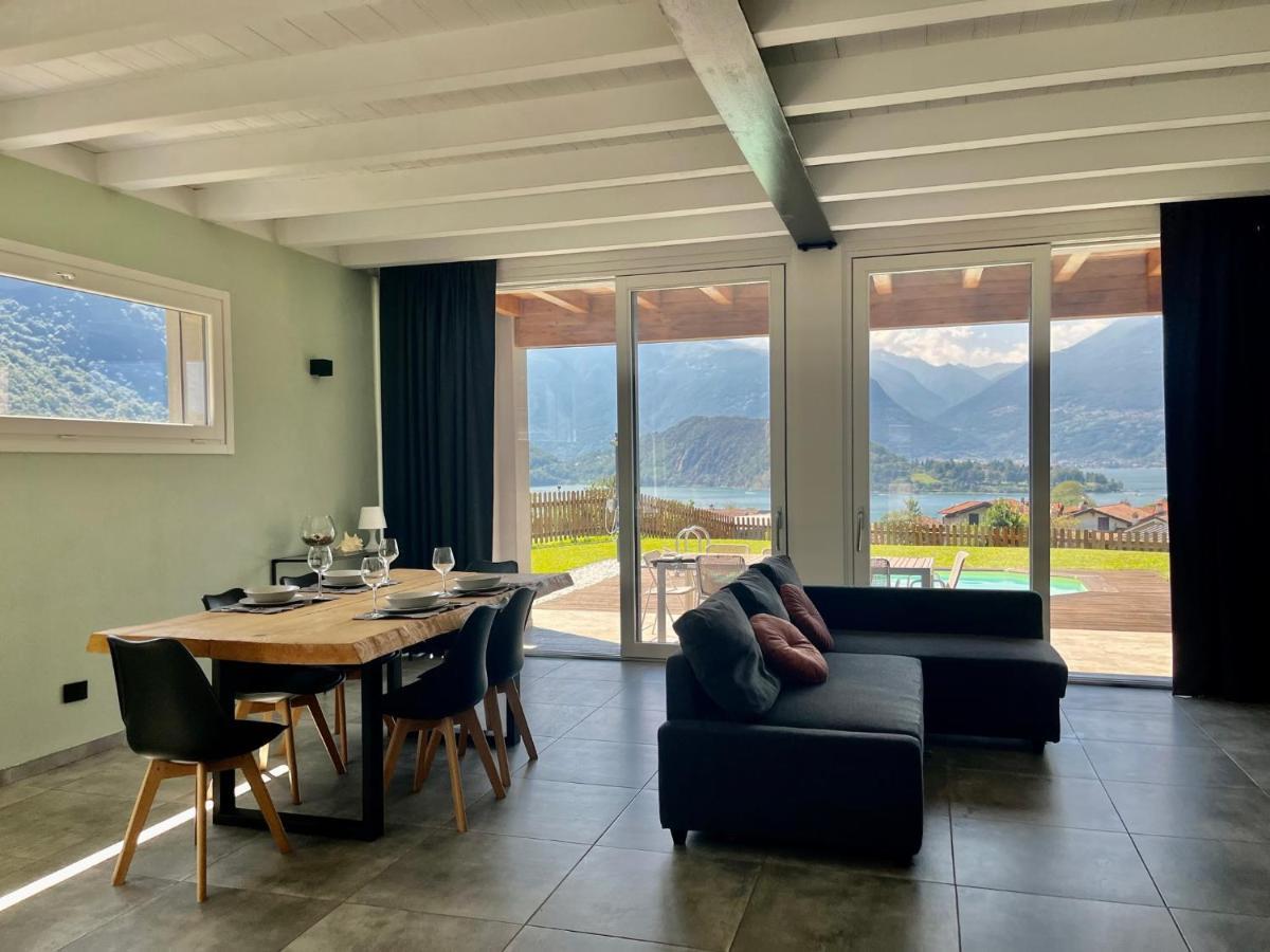 Villa Breva Colico Bagian luar foto