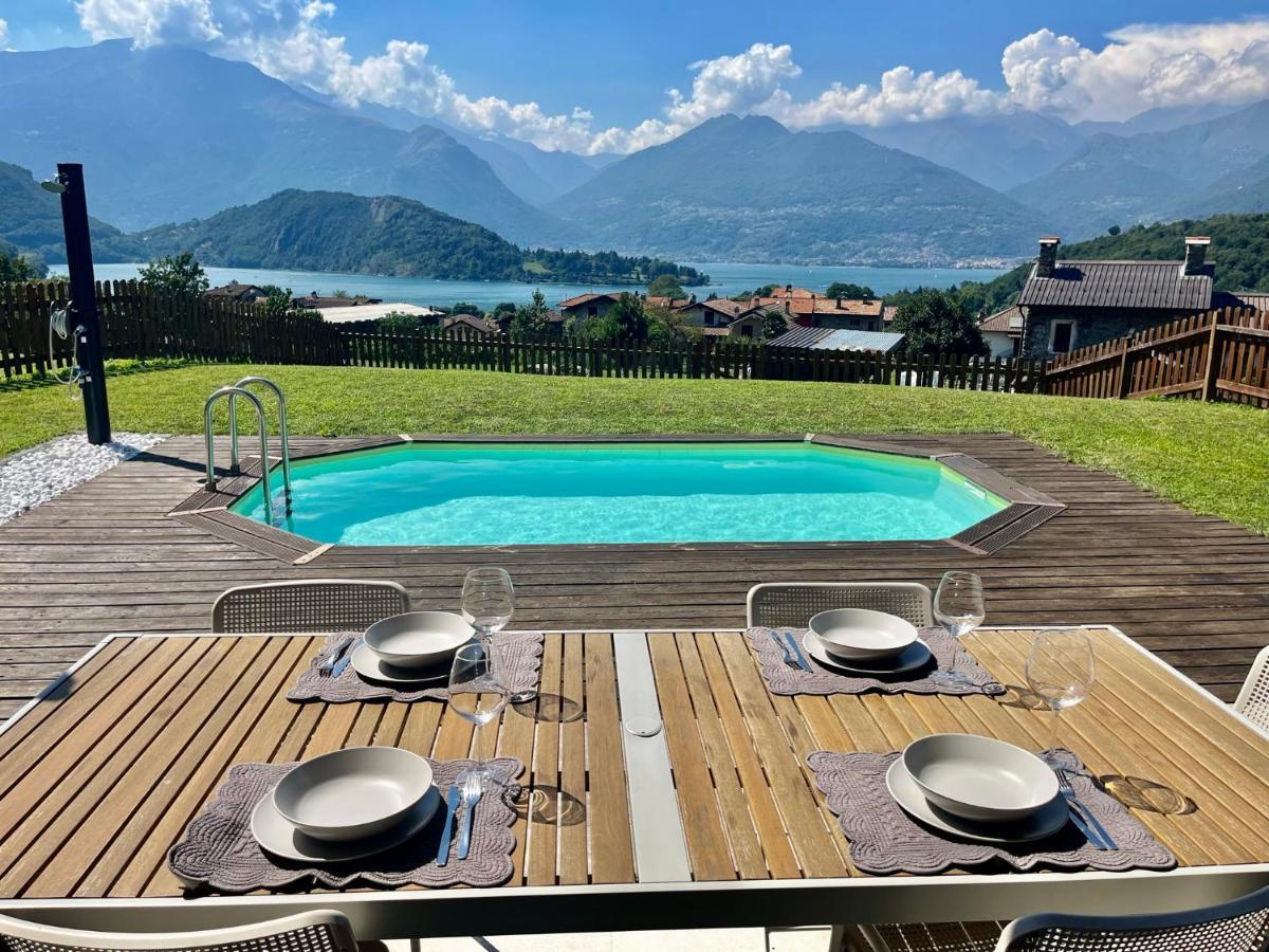 Villa Breva Colico Bagian luar foto