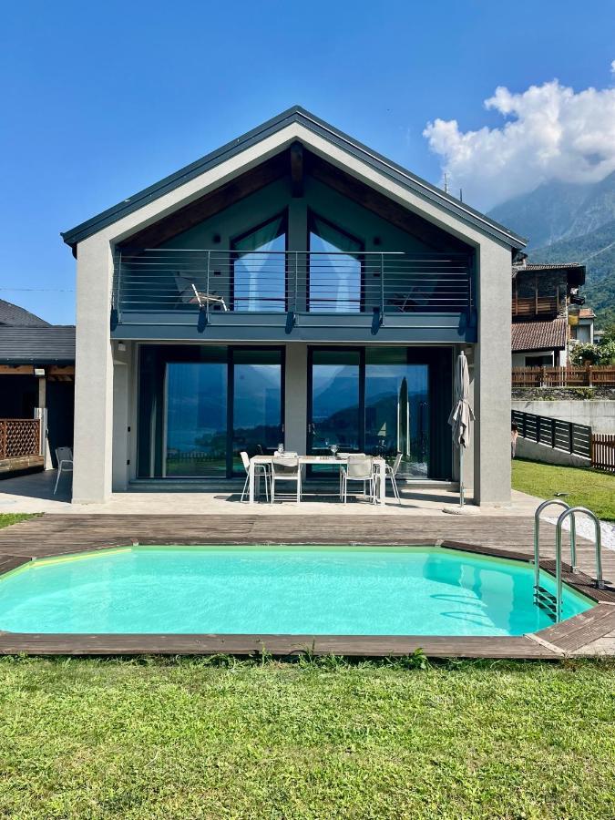 Villa Breva Colico Bagian luar foto